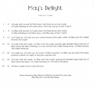1. May's Delight